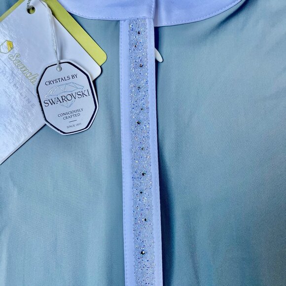 Samshield Premium Riding Show Shirt with Swarovski Crystals - Picture 2 of 4